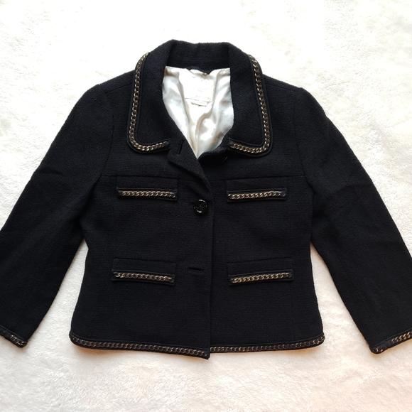 Kate Spade Metal Chain Link Blazer